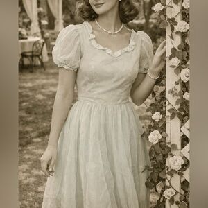 Handmade Vintage Dress Late 1950s–Early 1960s Project One of a Kind - Size XS/S